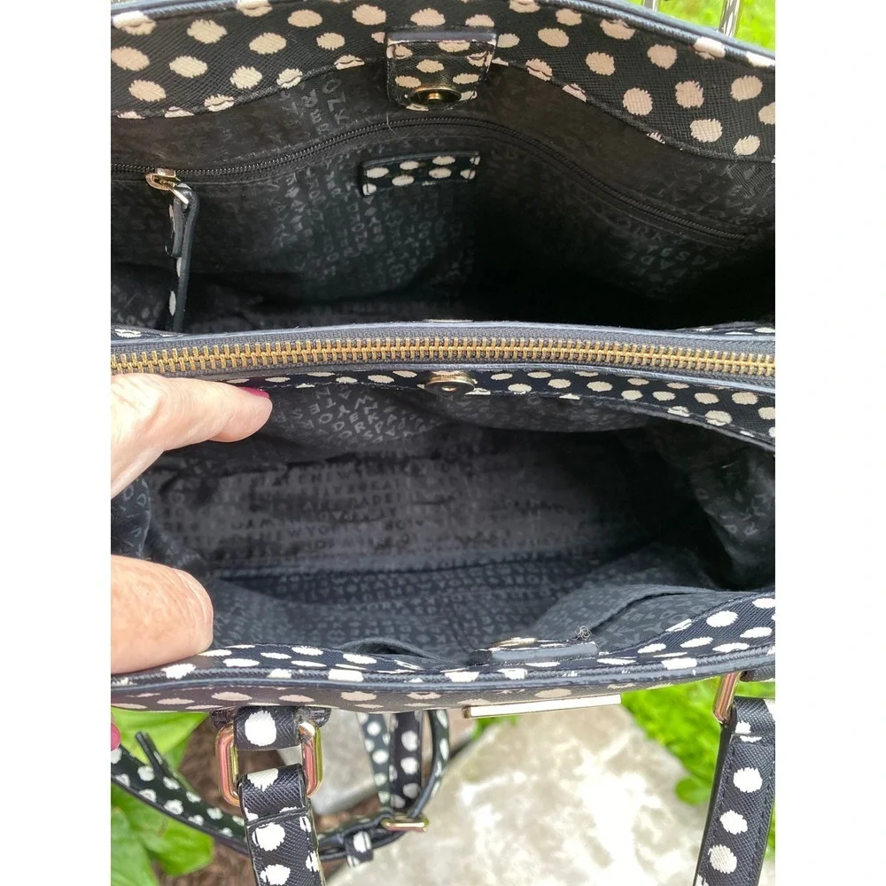 Kate‎ Spade Bag Laurel Way Evangelie Satchel Musical Dot Polka Dot Crossbody